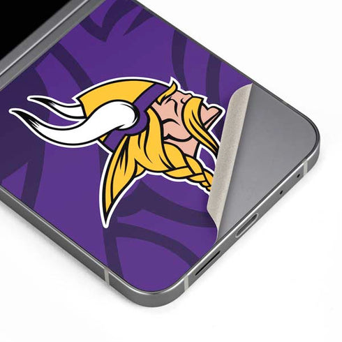 NFL Minnesota Vikings Double Vision Galaxy Z Flip6 Skin